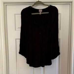 Chico's Black Women's Blouse